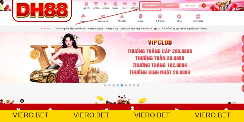 Đăng Ký DH88 - Hướng Dẫn 3 Bước Tạo Tài Khoản Siêu Tốc - viero.bet