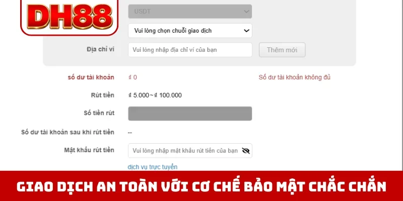 Rút Tiền DH88 - Hướng Dẫn 3 Bước Thao Tác Nhanh Và An Toàn - viero.bet