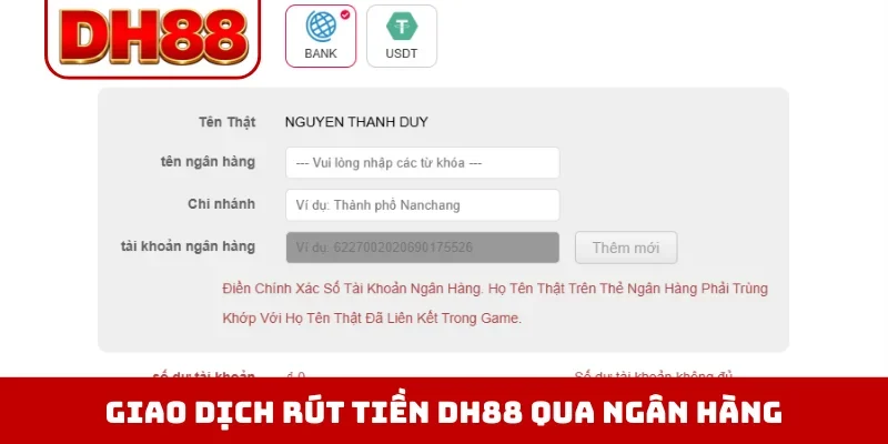 Rút Tiền DH88 - Hướng Dẫn 3 Bước Thao Tác Nhanh Và An Toàn - viero.bet