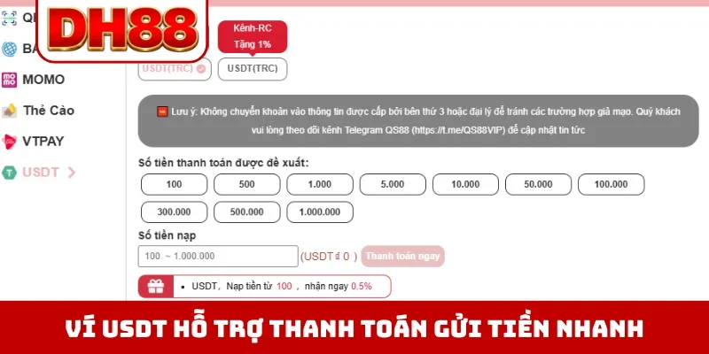 Nạp Tiền DH88 - Hướng Dẫn Quy Trình Gửi Vốn Đúng Quy Định - viero.bet